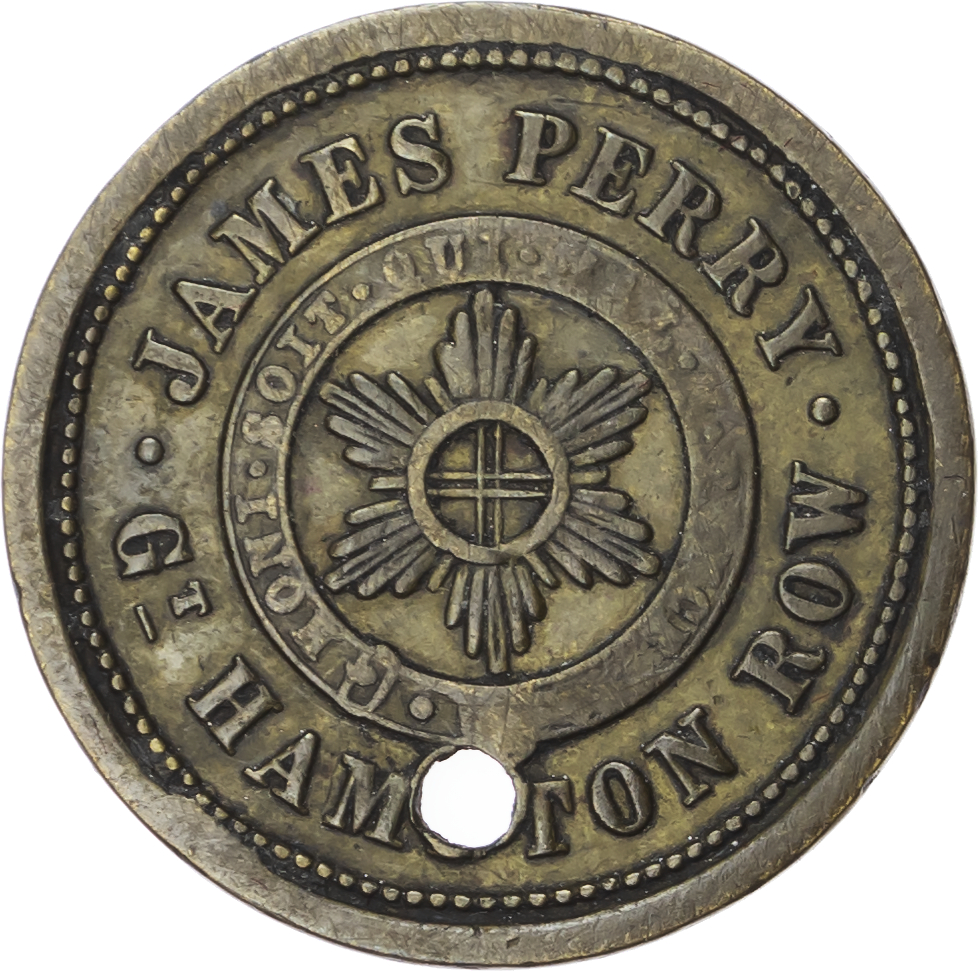 Lot of 5 coins - West Mids. Birmingham, City centre, High St. The Kensington, 2½d. 29mm. E Jordan. gF; City centre,...