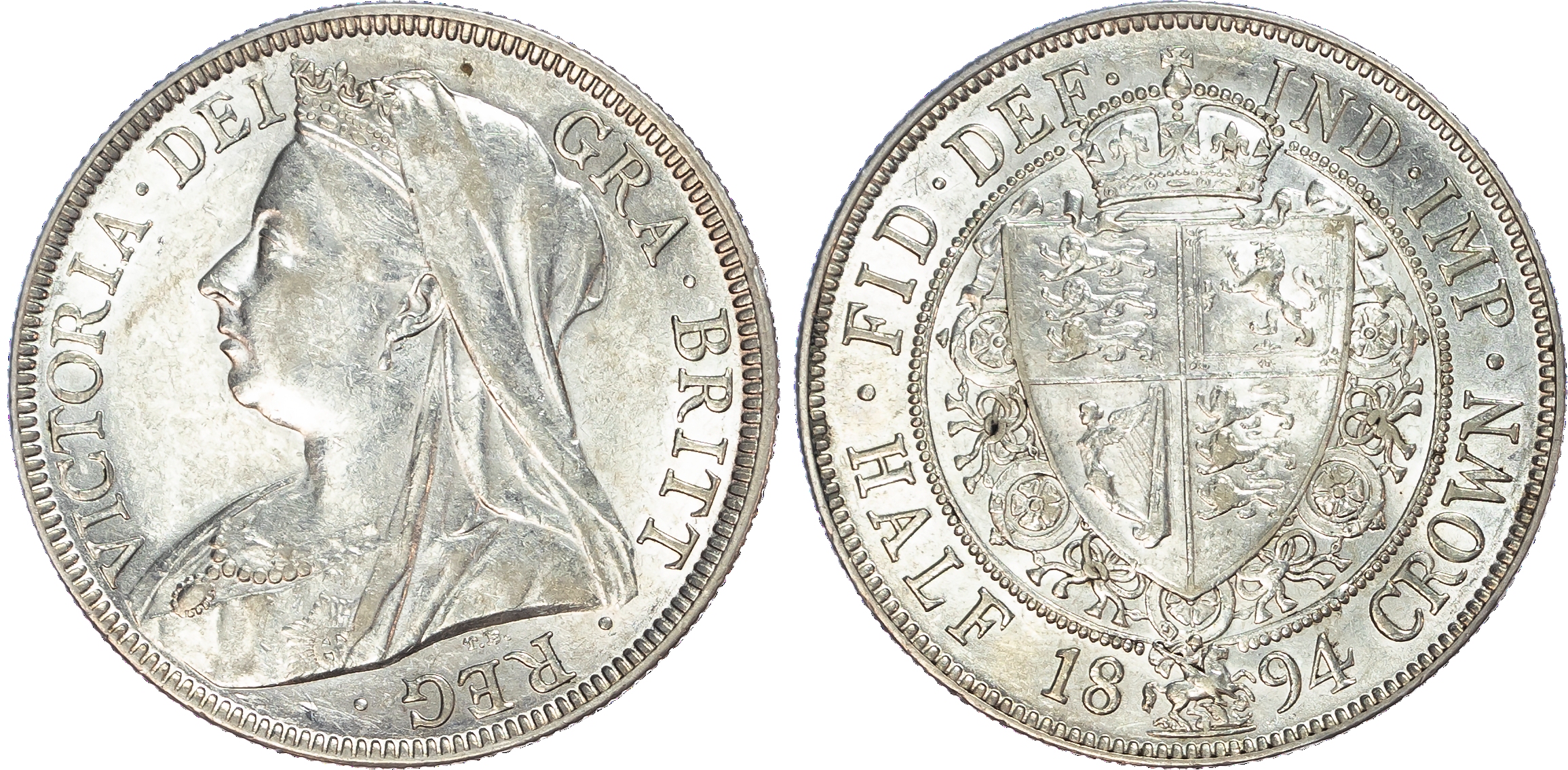Victoria (1837-1901), Halfcrown, 1894