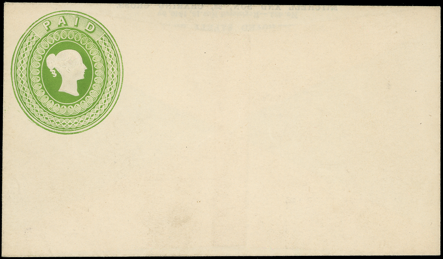 1839 Whiting Embossed envelope