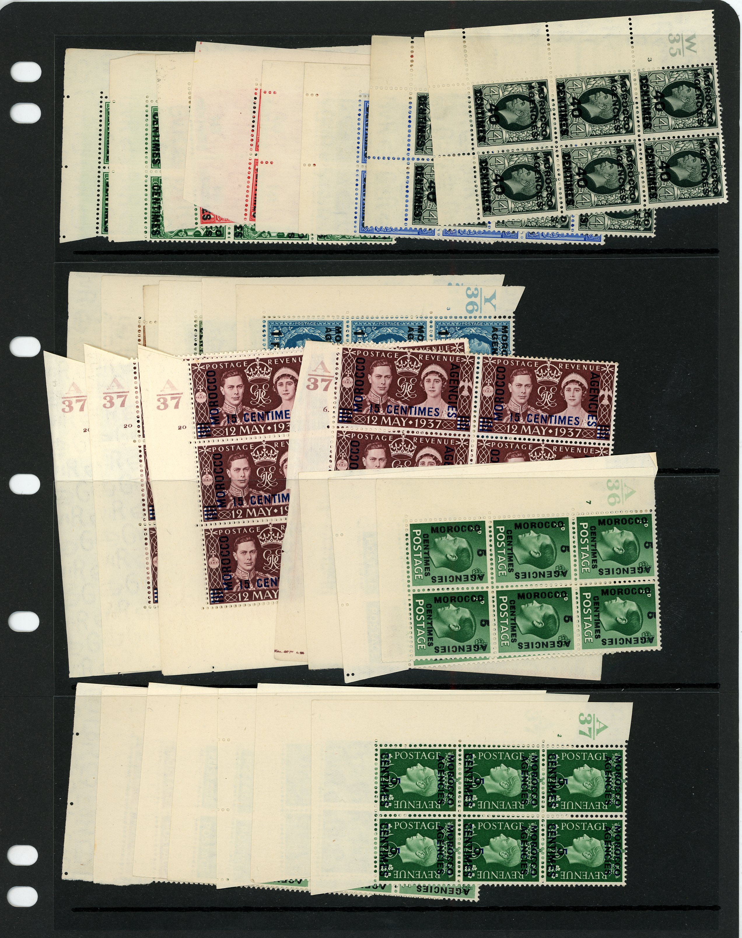 Morocco Agencies, KEVII-QEII Spanish,...