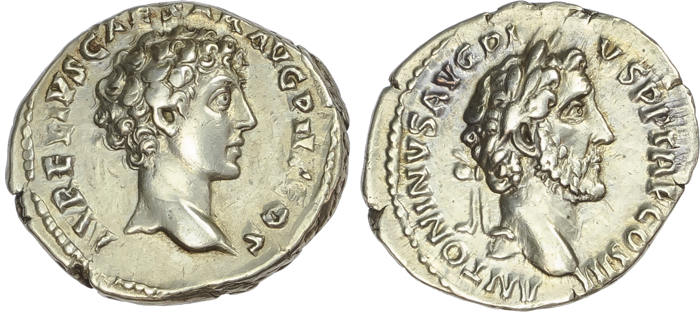 Antoninus Pius (AD 138-161), with Marcus Aurelius as Caesar, AR Denarius, Rome, AD 140, 3.08g. 