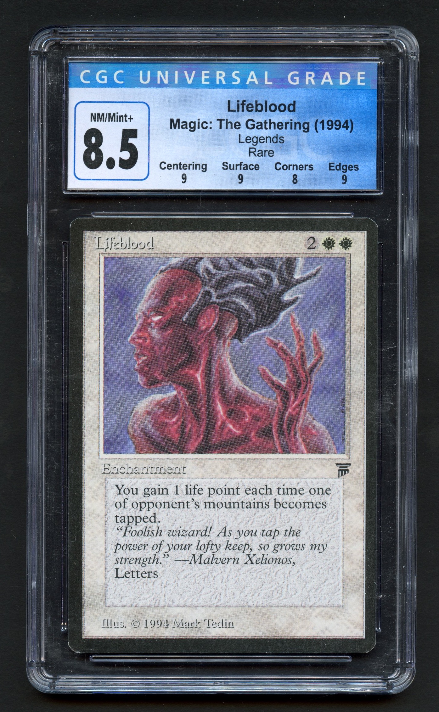 CGC 8.5 Lifeblood - Legends - 1994