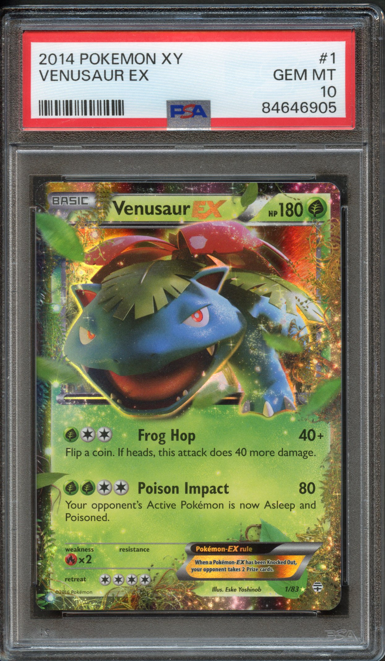 <p>PSA 10 Venusaur EX #1 - XY Generations </p>