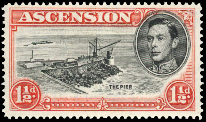 Ascension SG 40cb mint