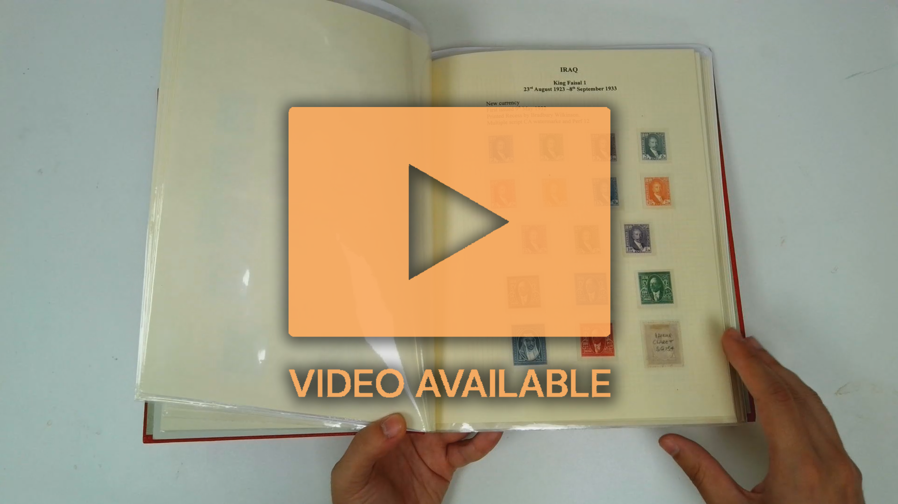 Iraq mint and used collection in two volumes