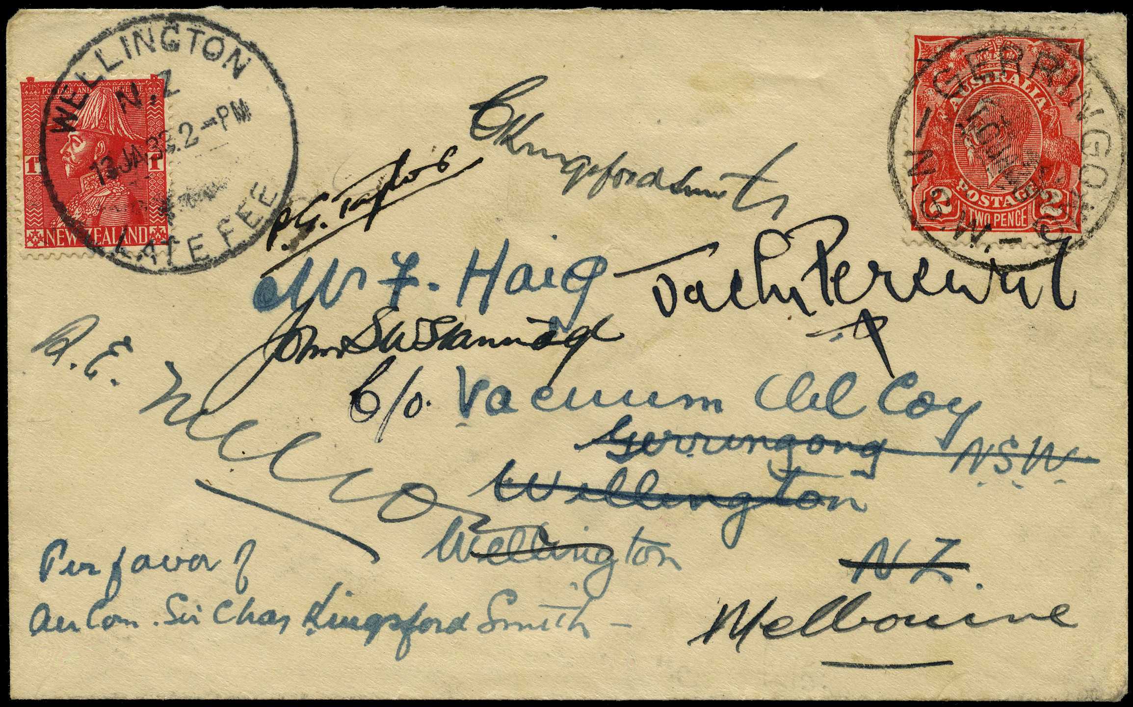 AUSTRALIAN FLIGHT COVERS: 1933 Gerringong...