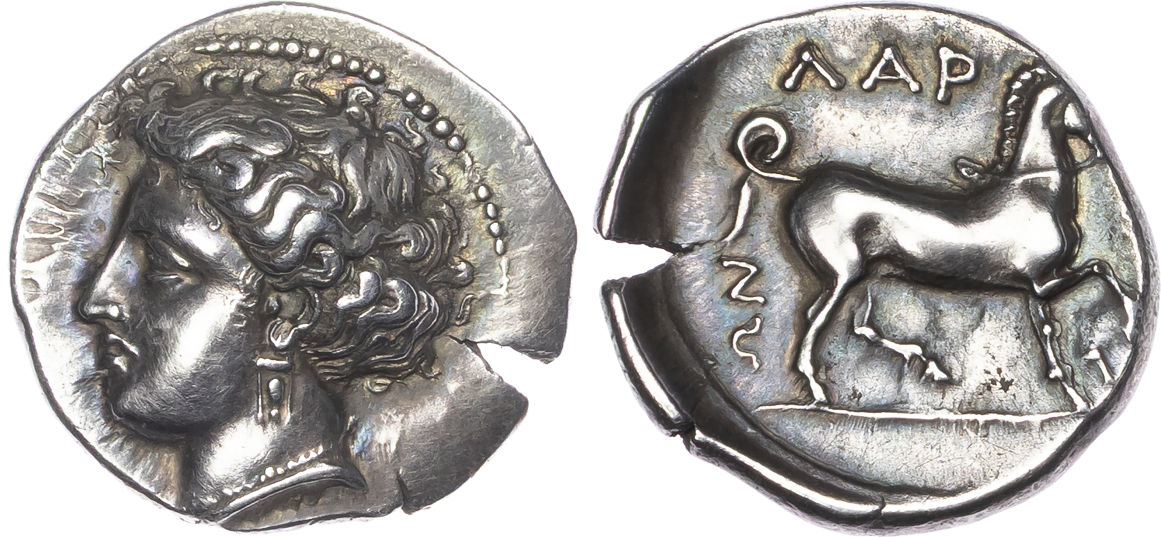 Thessaly, Larissa (c. 370-360 BC) AR Stater, 6.01g.