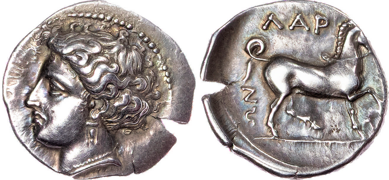 Thessaly, Larissa (c. 370-360 BC) AR Stater, 6.01g.