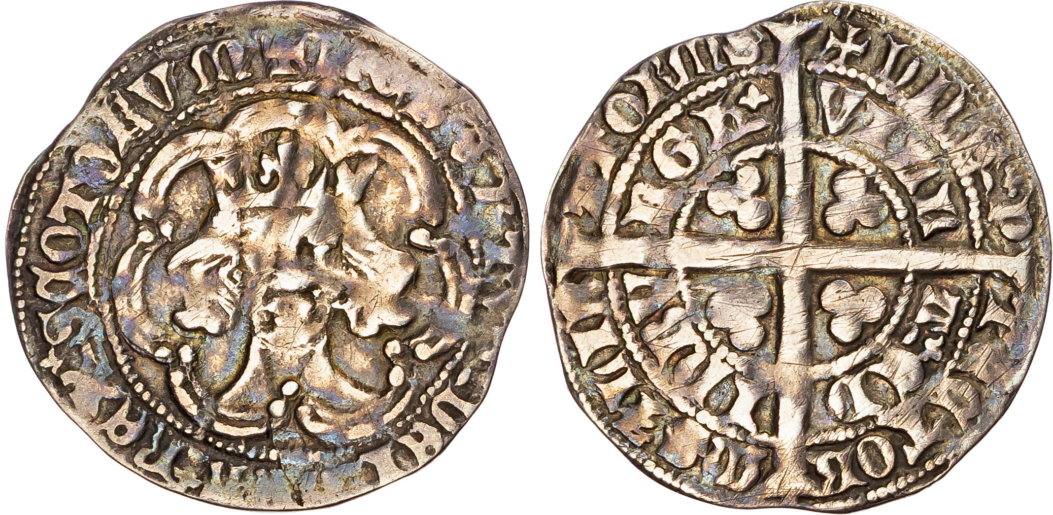Scotland, Robert III (1393-1406), AR Groat, Heavy Coinage (1393-c. 1403), Edinburgh mint. 