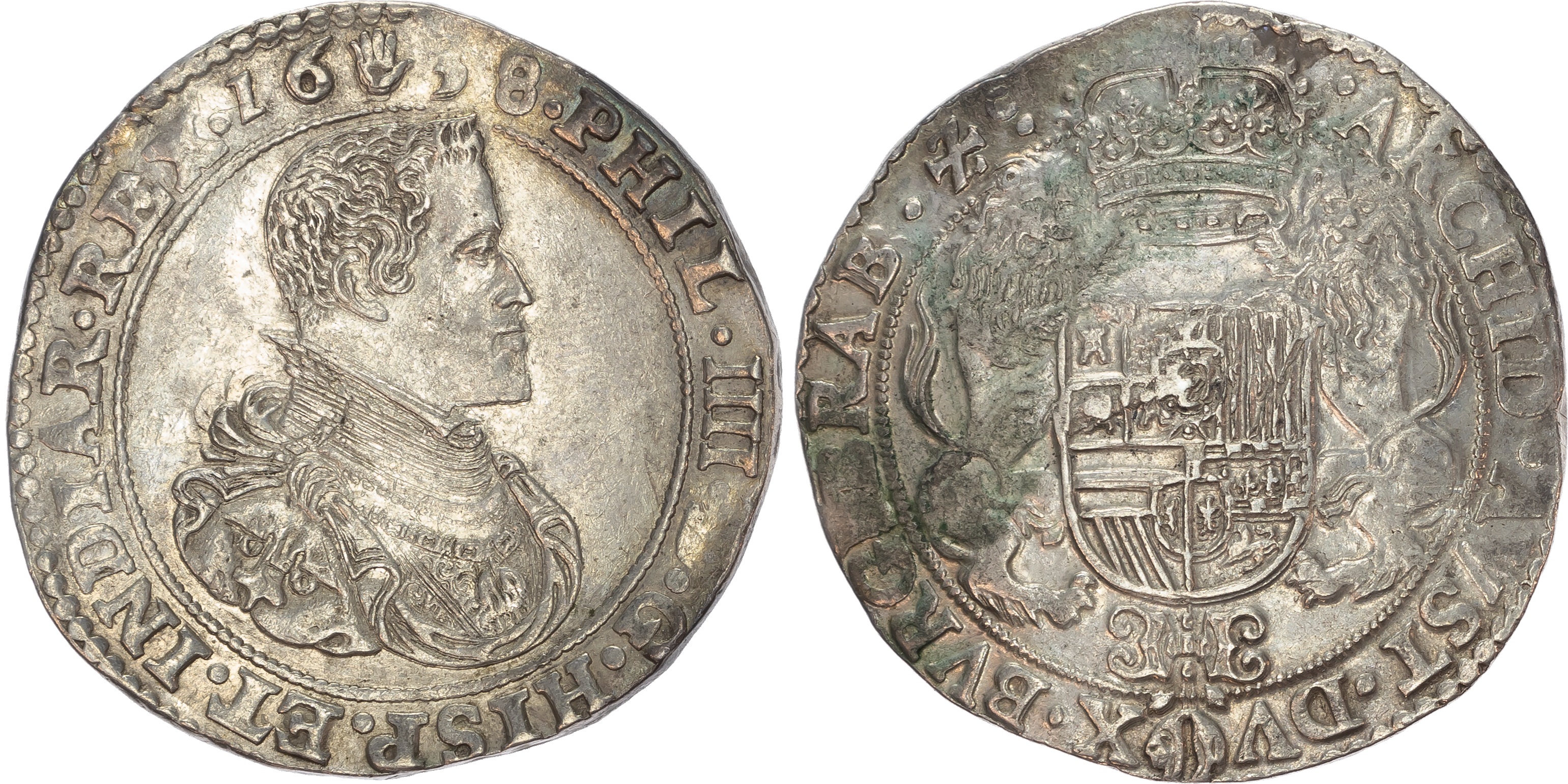 Spanish Netherlands, Brabant, Philip IV (1621-1655), silver Ducaton, 1638