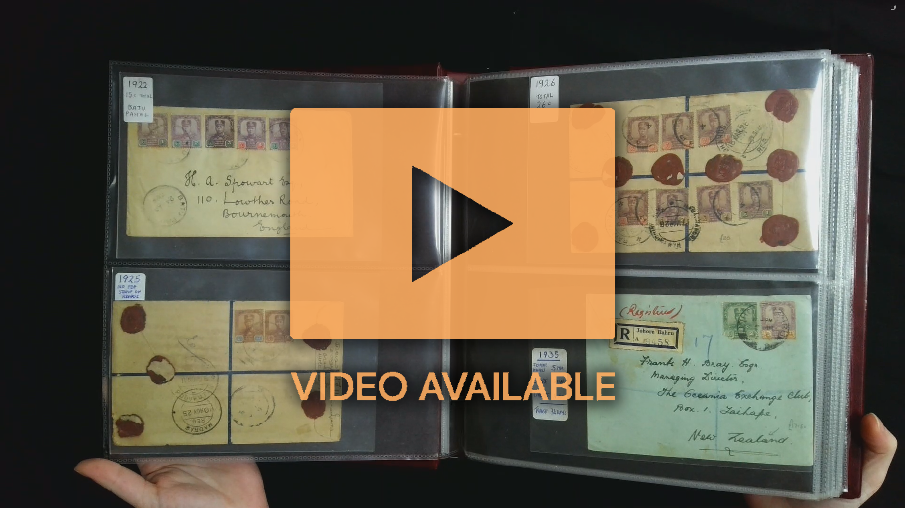 Malayan States Postal History collection