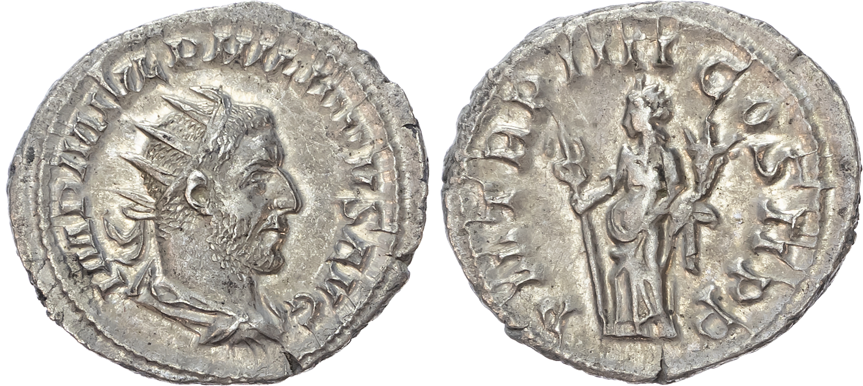 Philip I (AD 244-249) AR Antoninianus, Rome, AD 244-247, 3.85g. 