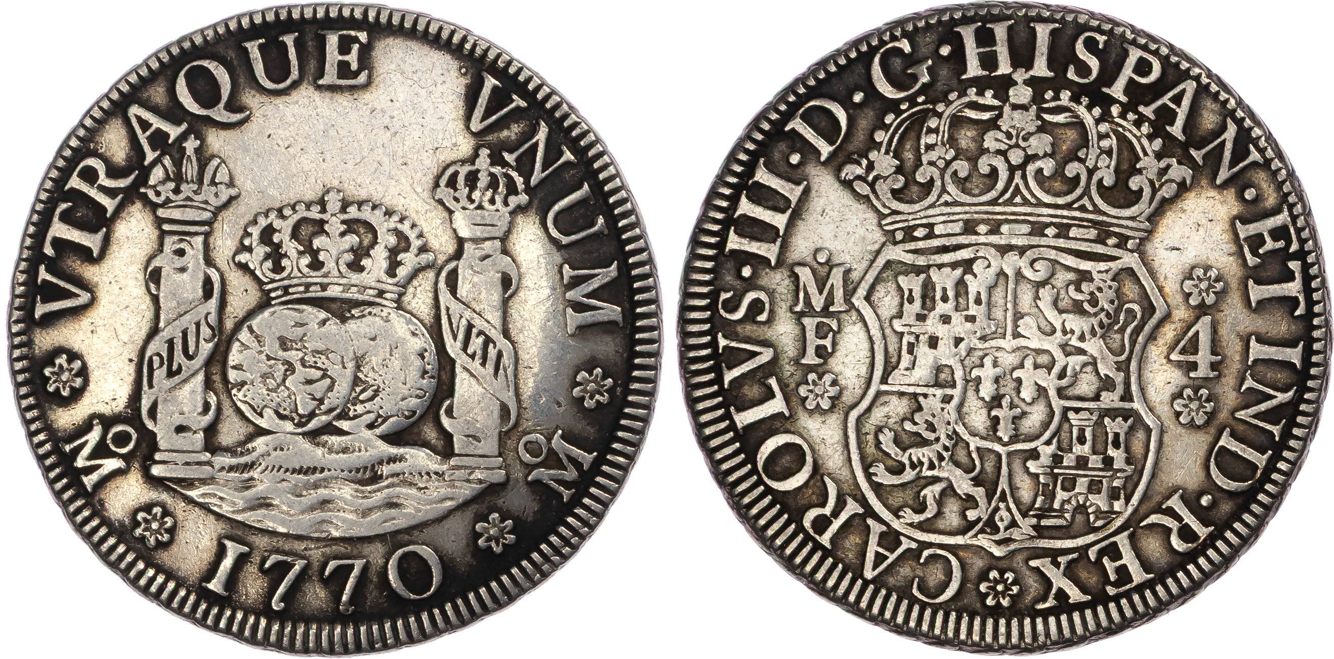 Mexico, Charles III (1759-1788), silver 4 Reales, 1770