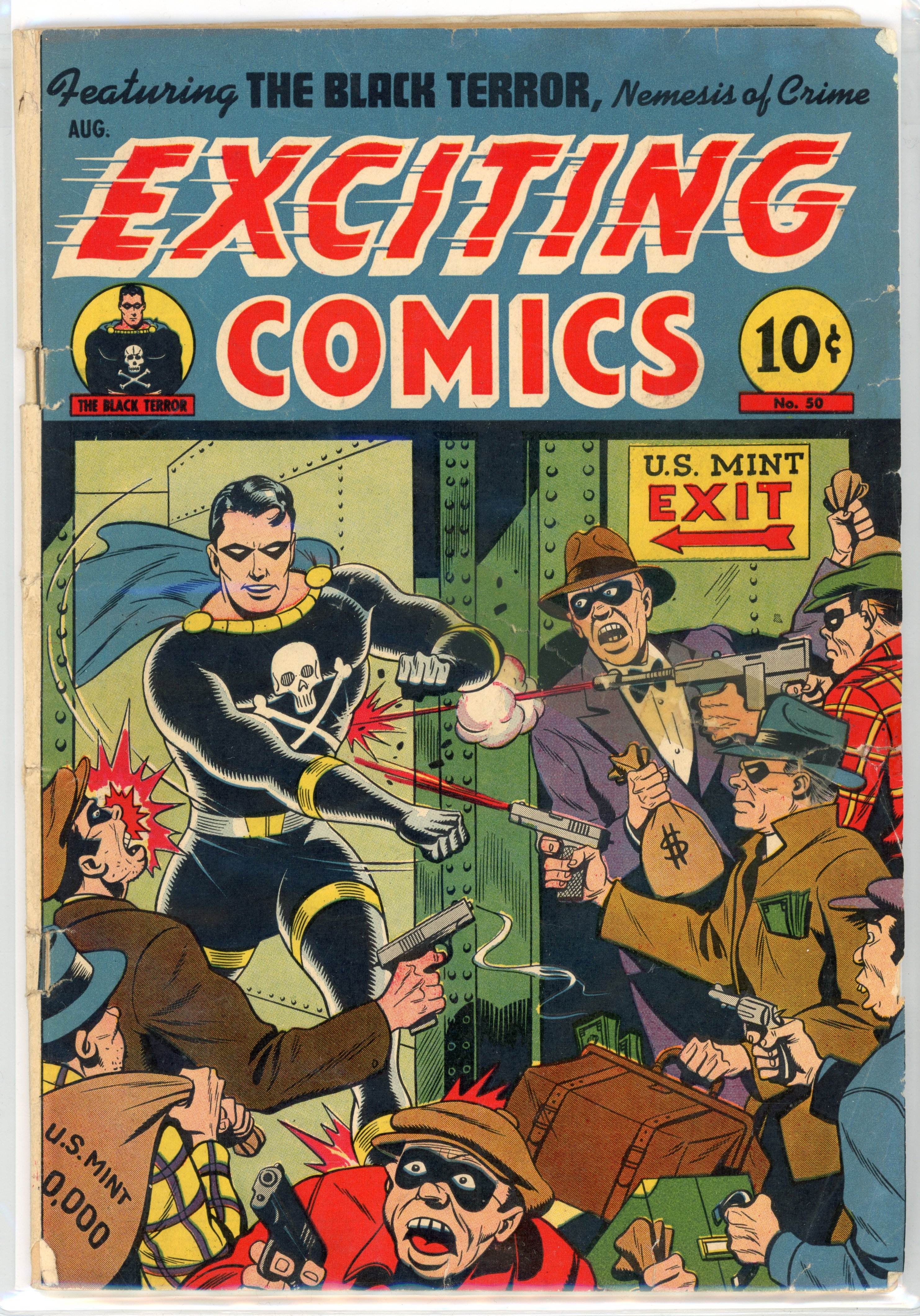 Exciting Comics #50 (Nedor, 1946) Last American Eagle