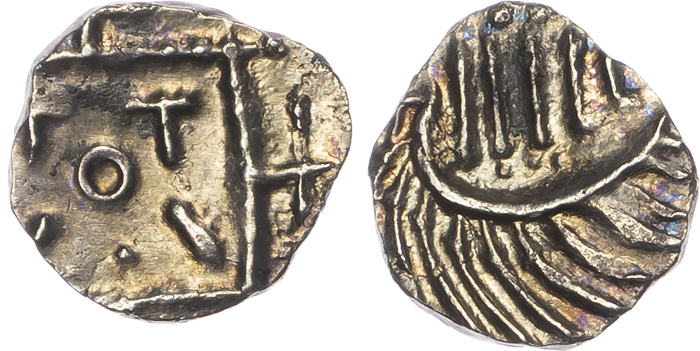 Continental Sceattas circulating in Britain.. AR Sceat 1.15gm., c. 715/20-740, Series E.