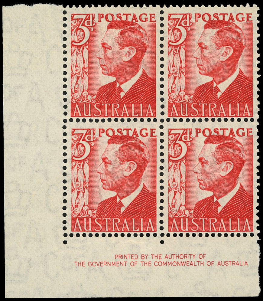 Australia SG 235 var block mint