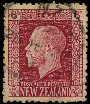 1927 6d carmine-lake. CDS-used example of...