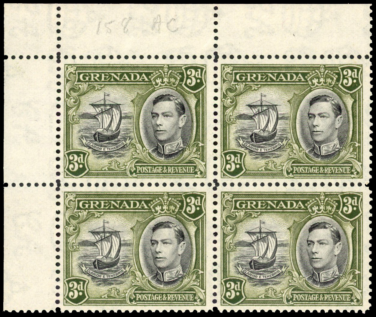 Grenada SG 158ac block mint