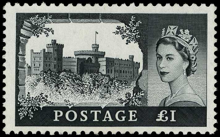 1963 Bradbury Wilkinson £1 black printing...