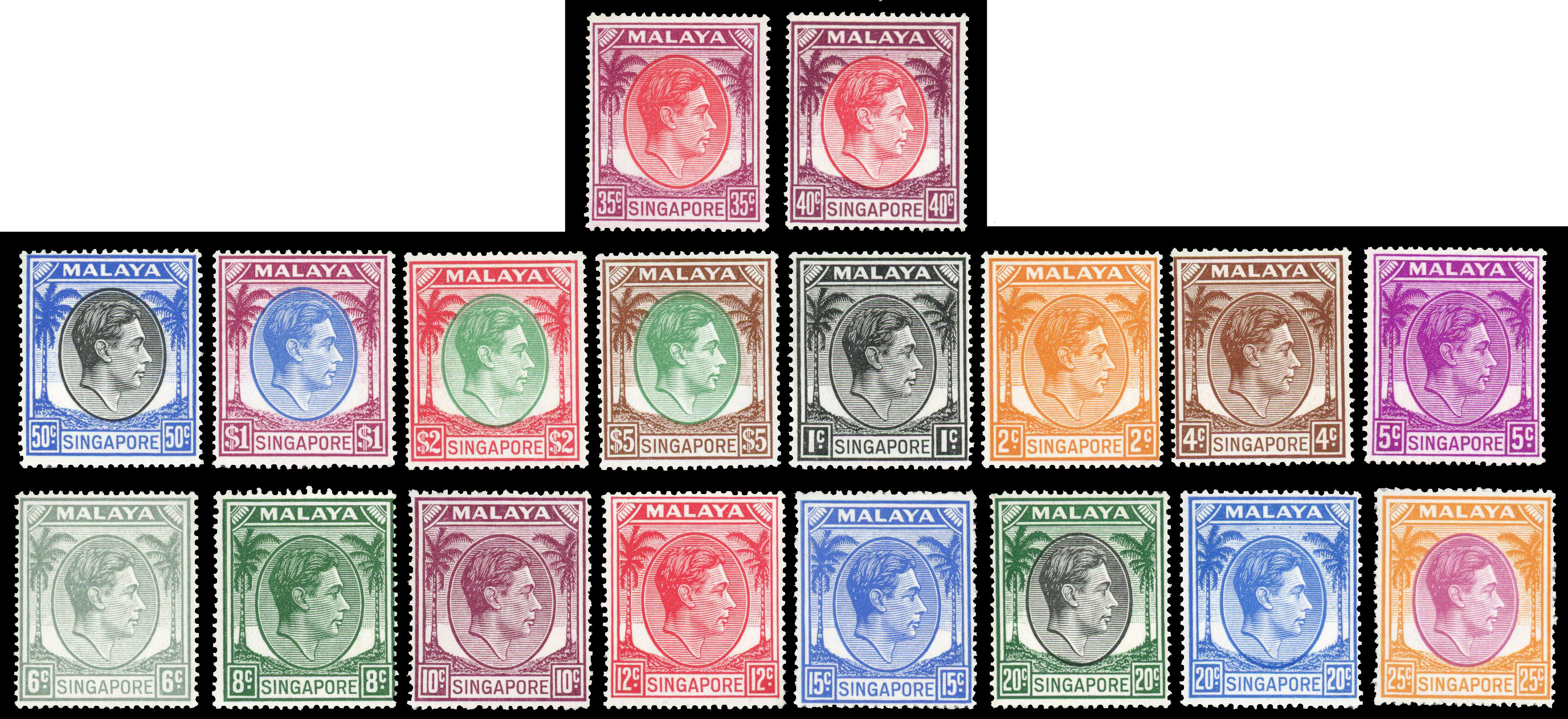 Singapore SG 16-30 mint