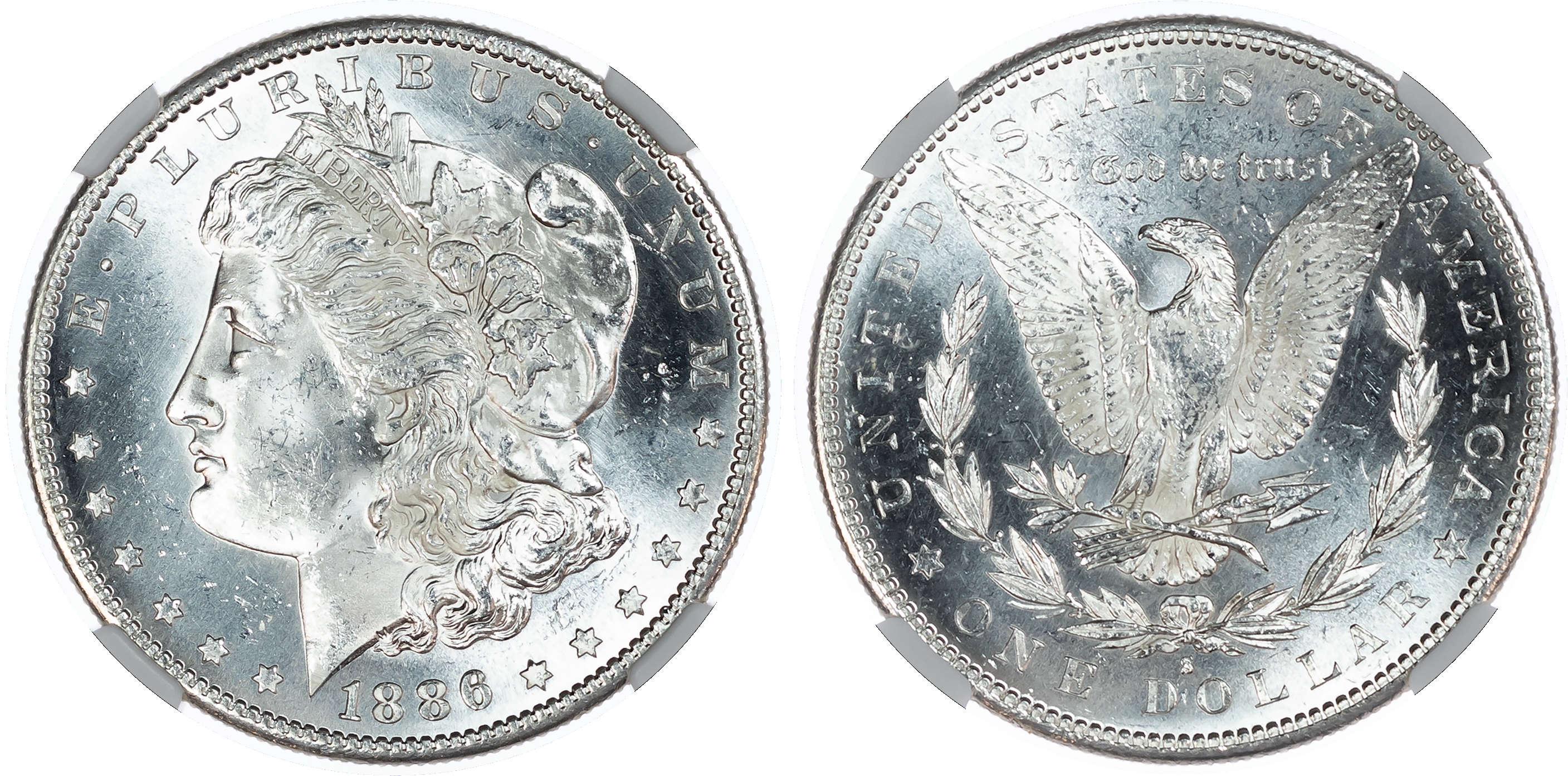USA, silver Morgan Dollar, 1886