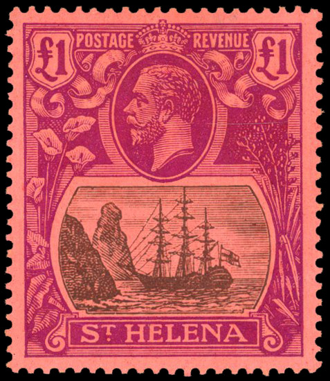 St Helena SG 96 var mint