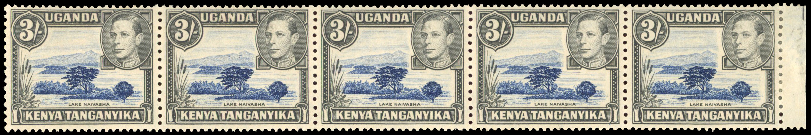 KUT SG 147ab strip mint