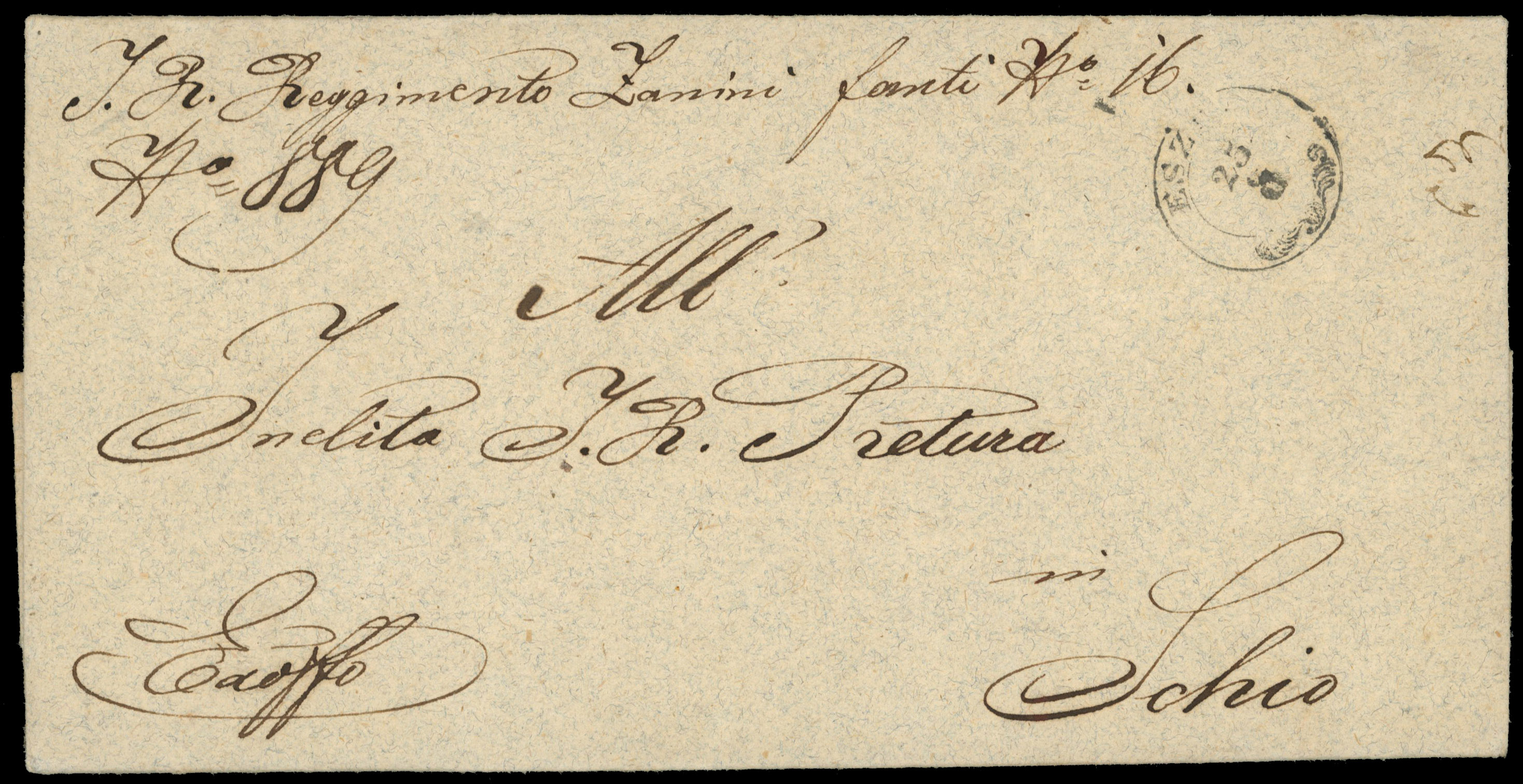 Austria: Hungarian Revolution 1848 entire from an Officer