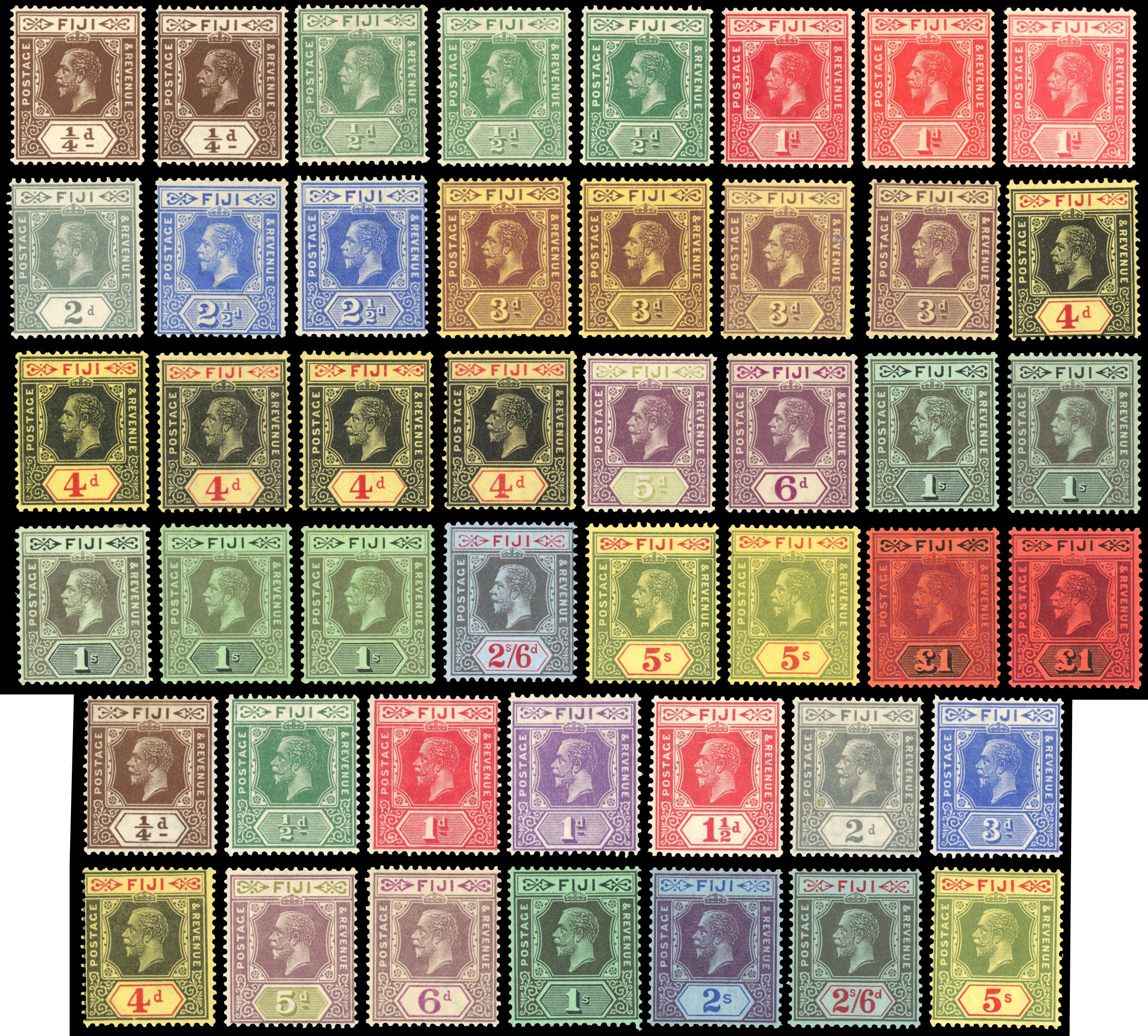 Fiji mint collection