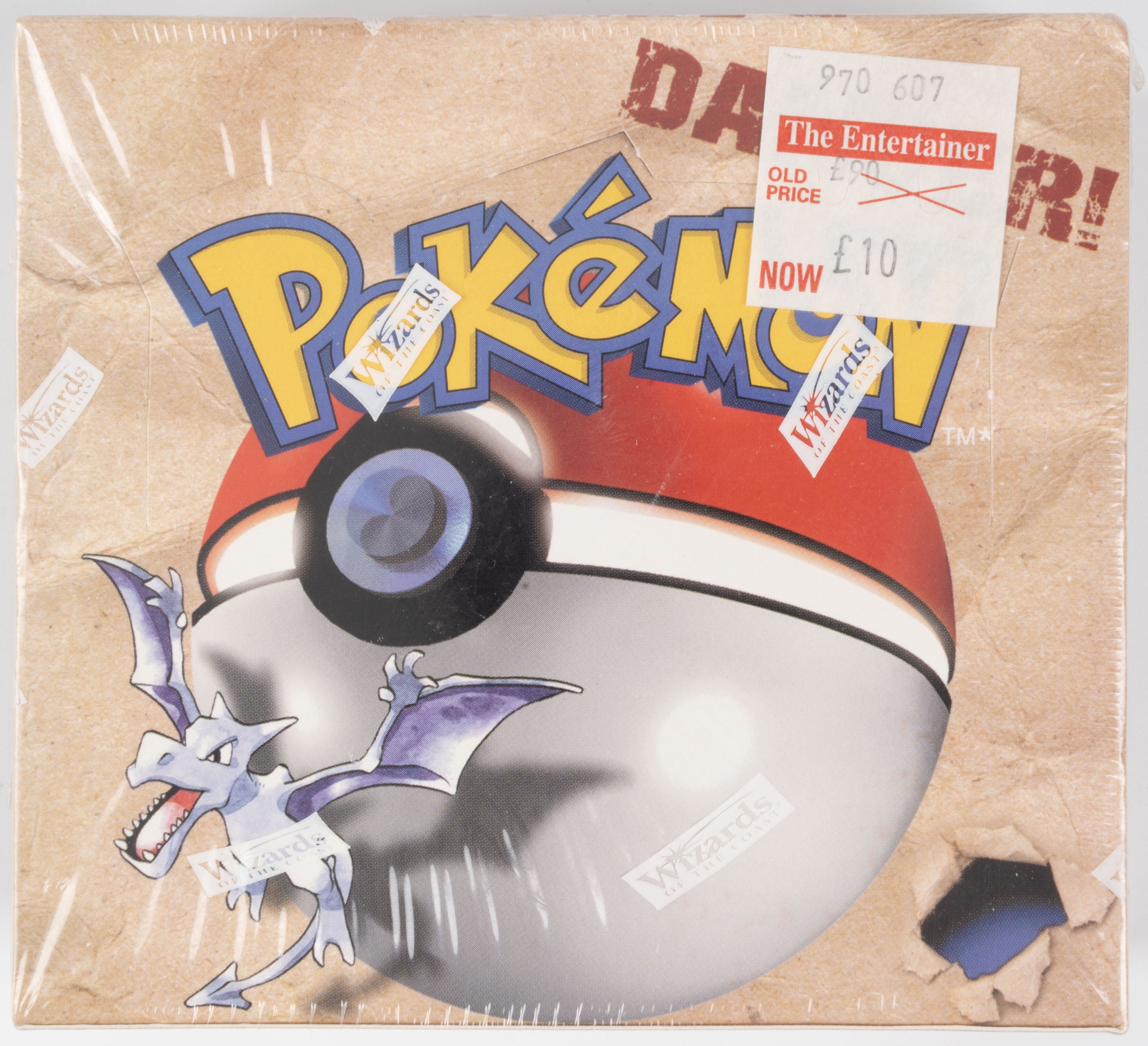 Pokémon Unlimited Fossil Sealed Booster Box 1999