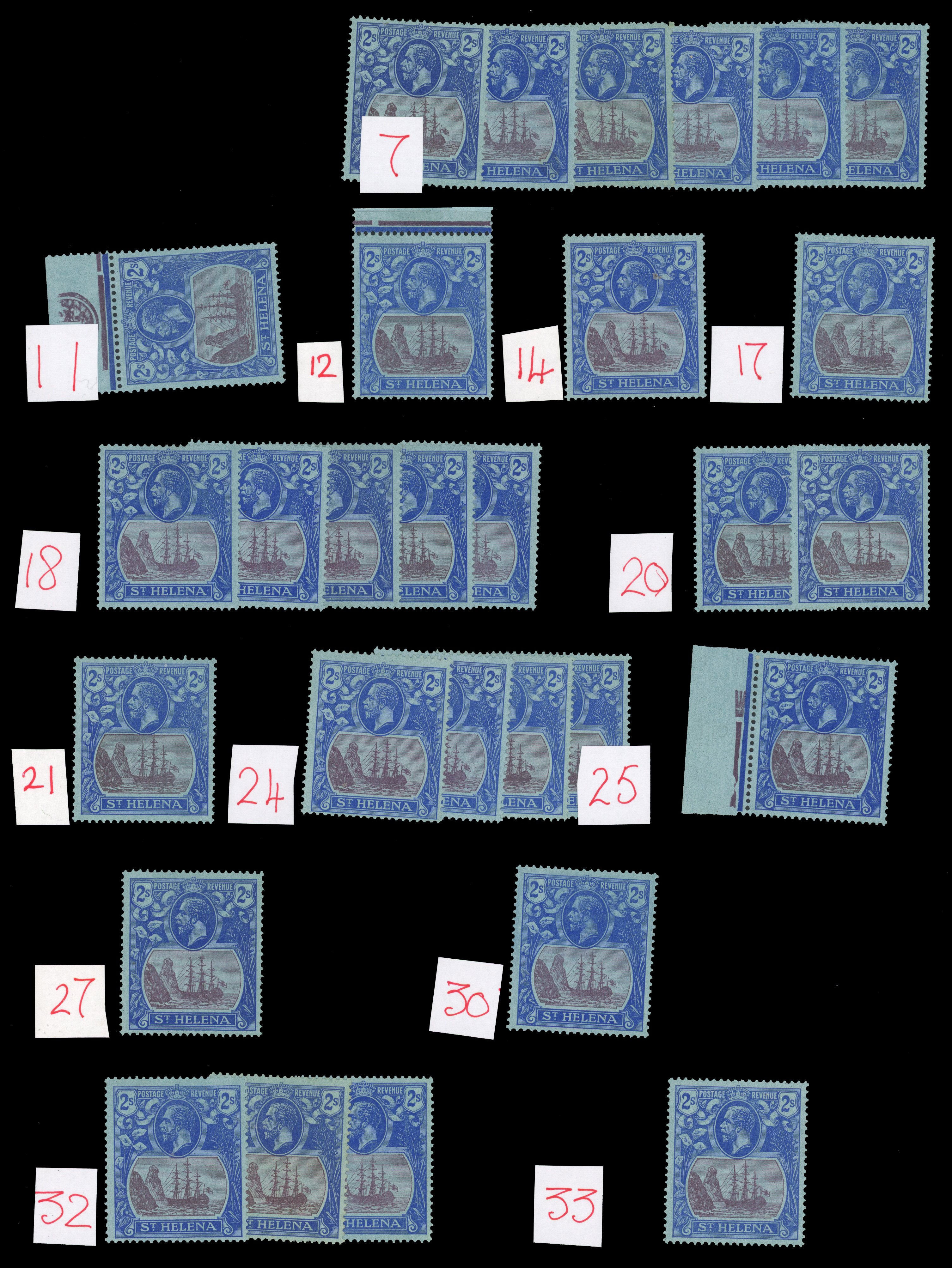 St Helena SG 108 study mint