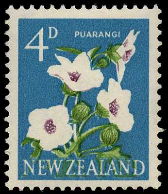 1960 4d Puarangi unmounted o.g., showing...
