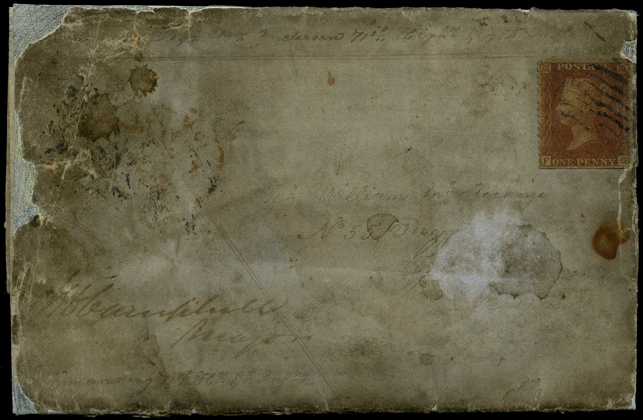 GB USED ABROAD: 1856 Crimean War, rare...