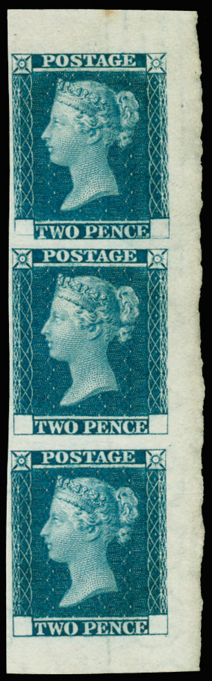GB 1841 SG DP43 2d Trial strip unused