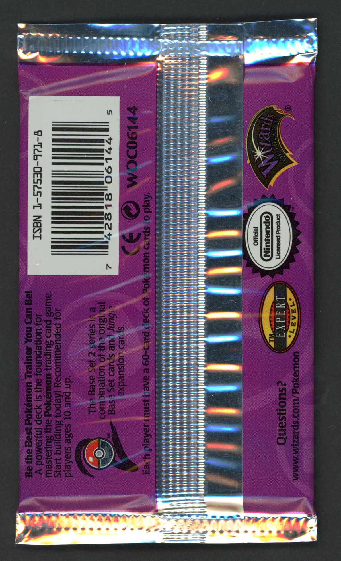 Upcoming auction: Base Set 2 Booster Pack Sealed - Pidgeot - UNWEIGHED | 25  July 2025