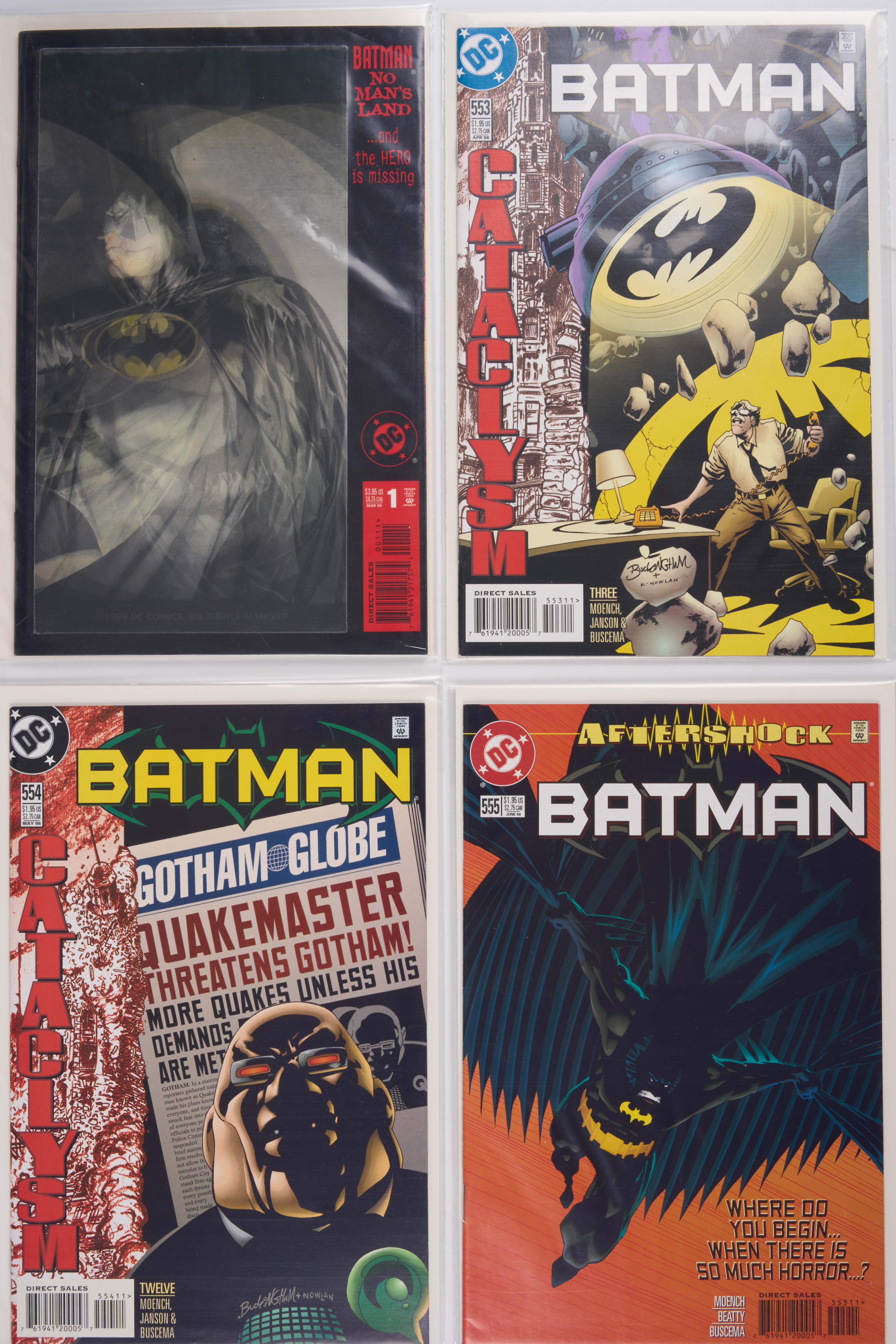 Batman No Man's Land Collection (DC Comic, 1998-2000) Bundle of 74 1st Appearance of Cassandra Cain Batgirl