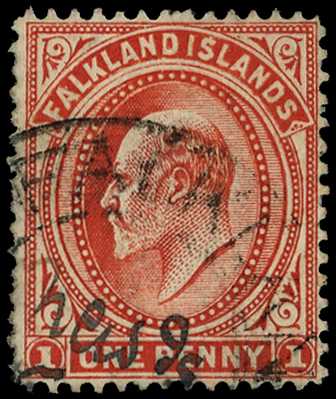 1904-12 1d dull coppery red (on thick paper)...