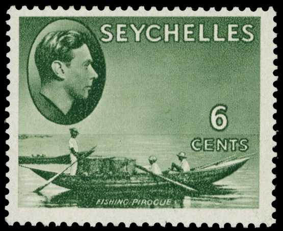1946 6ct greyish green on chalky paper...