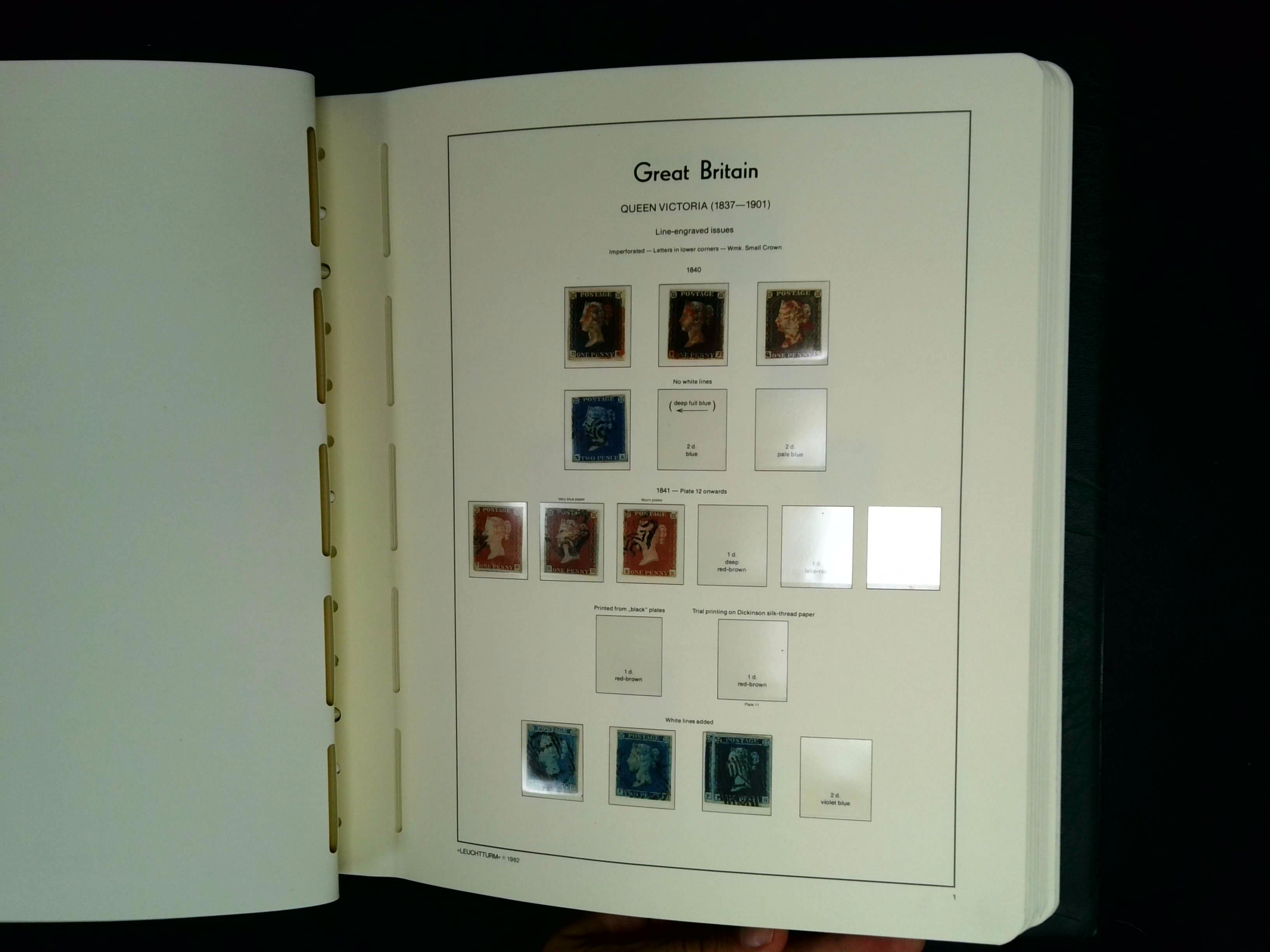 1840-1986 mixed mint and used collection in...