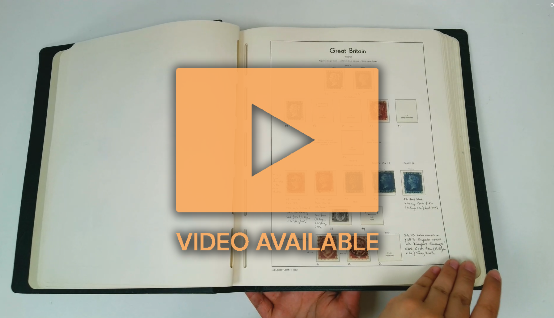 GB: 1840-1951 used collection arranged in a green Lighthouse collection