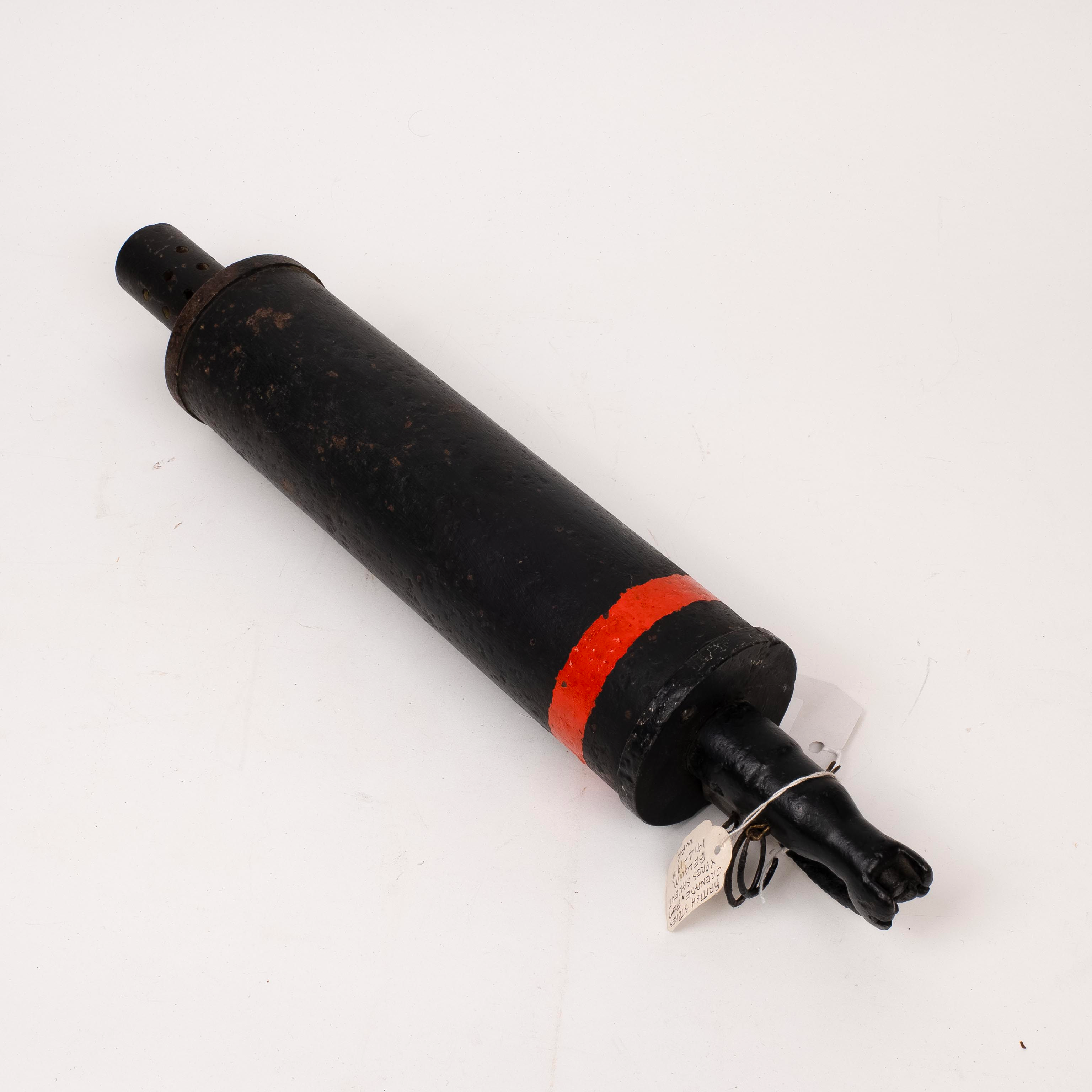 WWI 3 inch Stokes Mortar Bomb, recovered from Ypres Salient, inert