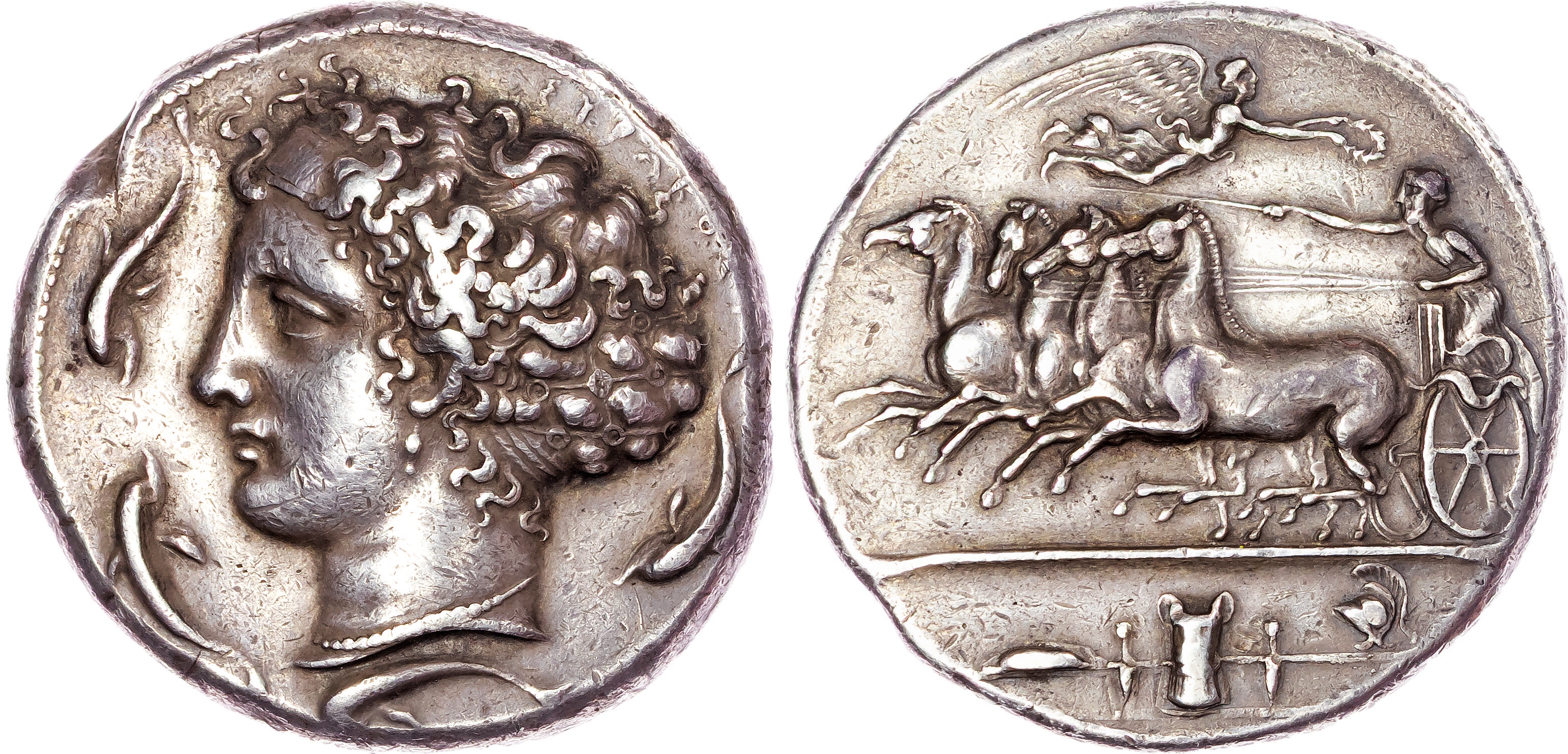 ELECTROYPE COPY, Sicily, Syracuse, Dekadrachm, 39.54g. 