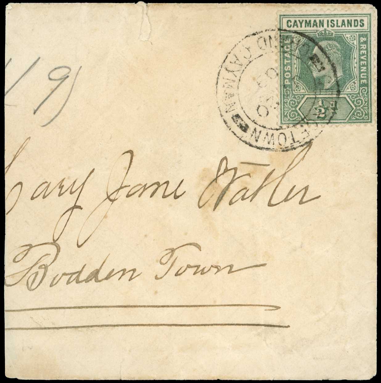 1908/1909 Rare early examples of local mail...