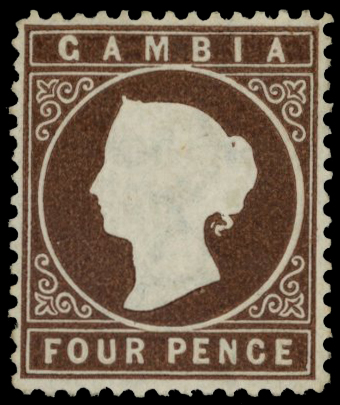 1881 4d brown watermark CC upright,...