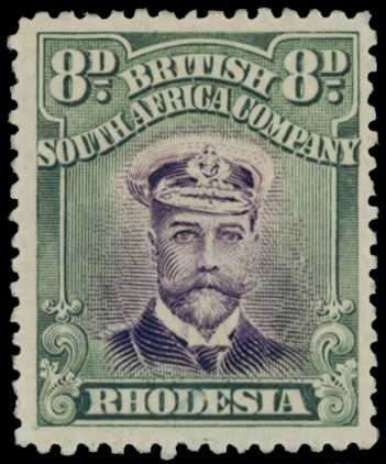 1913-7 8d Head Die II, perf 14. Good...