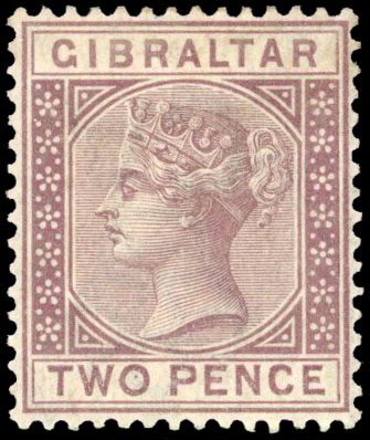 1886-87 2d brown-purple variety ‘WATERMARK INVERTED’, fine large part og