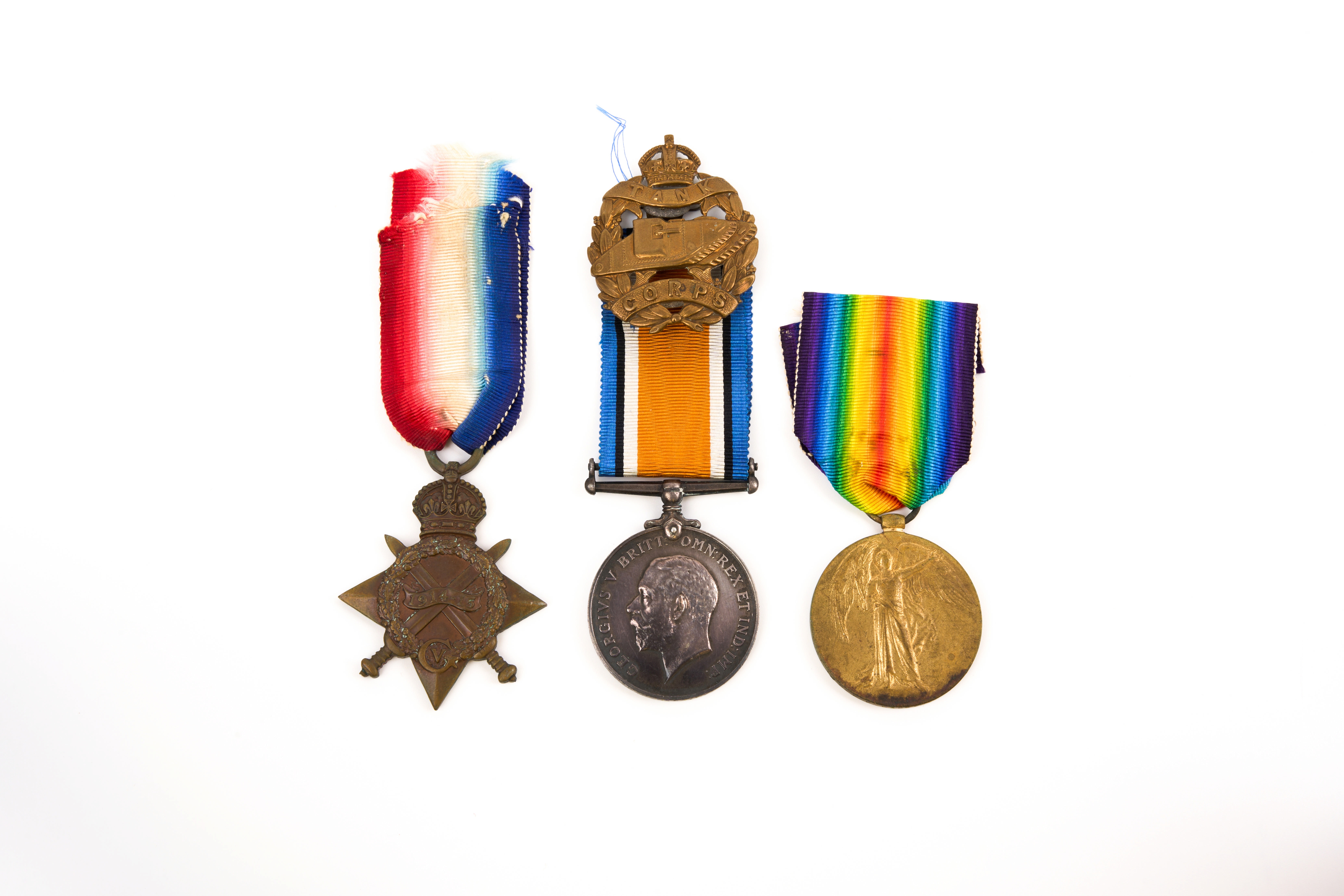 <p>A Great War “Under Age” 1914-15 Trio</p>