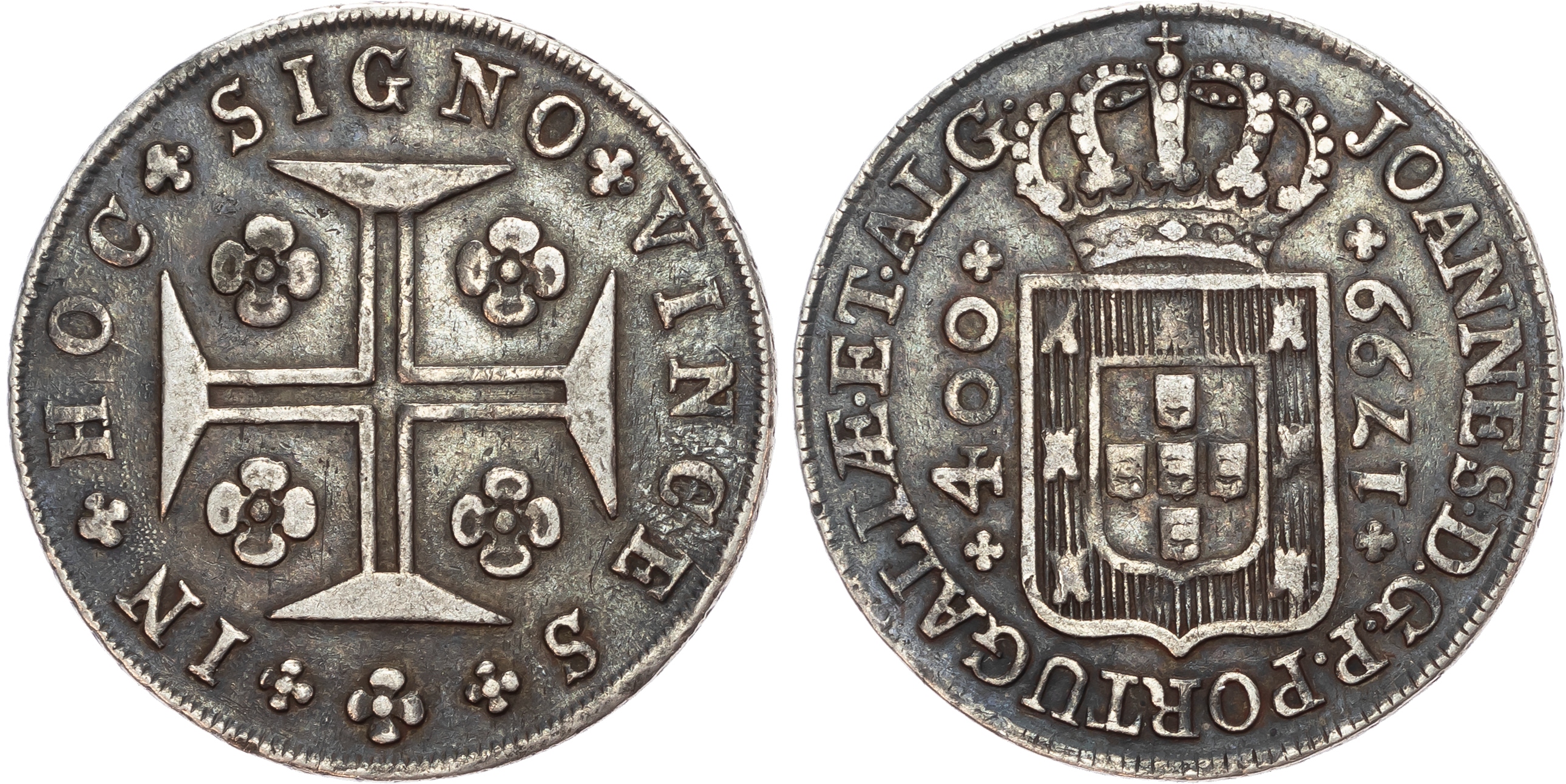 Portugal, João VI (1799-1826), silver 400 Reis, 1799