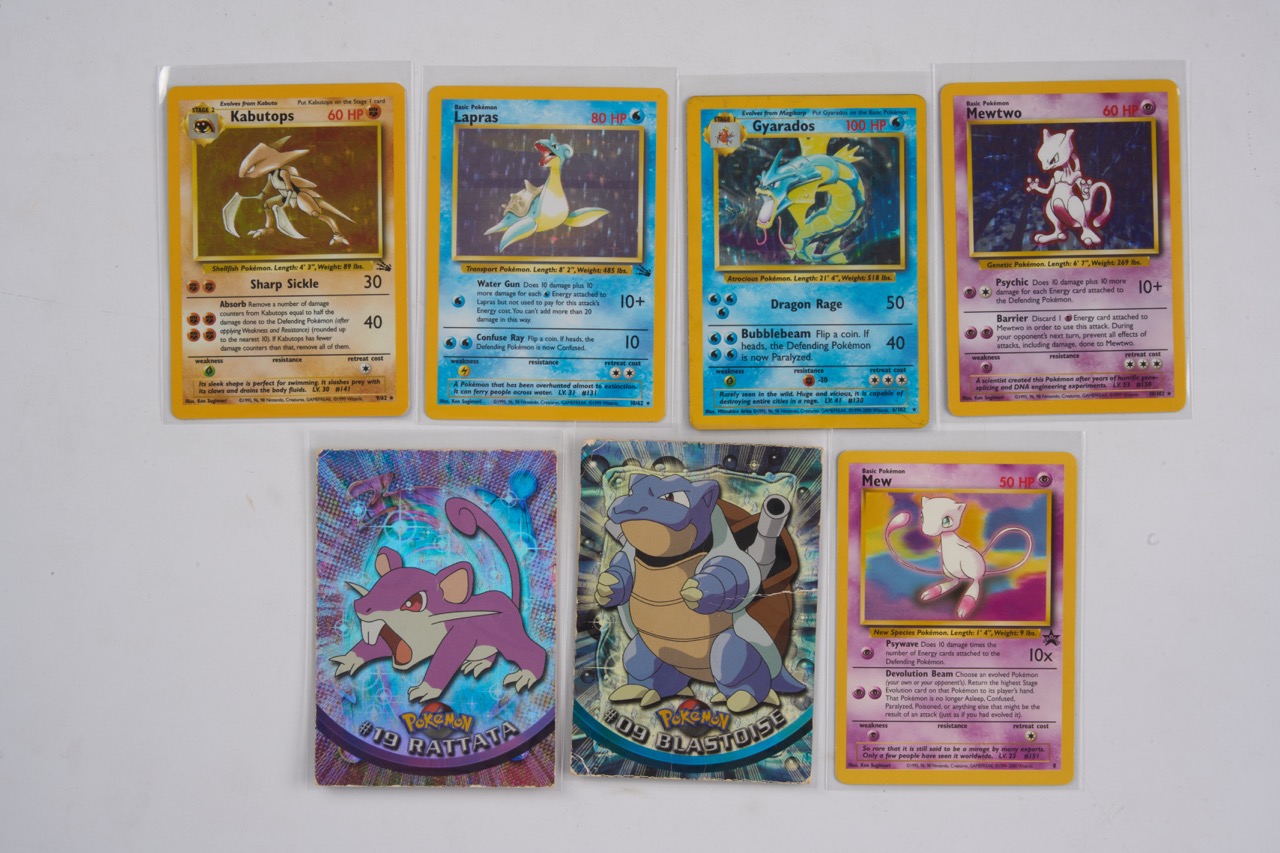 Vintage Collection - x4 holos, Black Star Promo, Topps foils