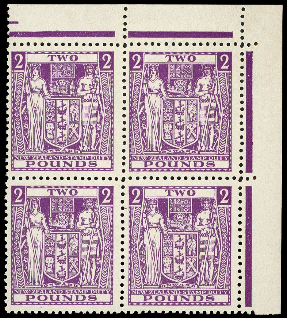 NZ SG F206 block mint